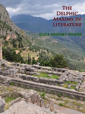 cover image of The Delphic Maxims in Literature